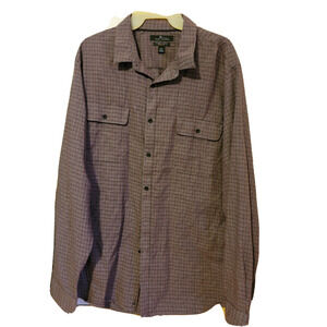 Marc Anthony Mens Plaid Long Sleeved Shirt Size XXL